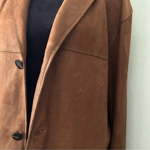 Vintage Brown Genuine Leather Jacket - Picture 7 of 16